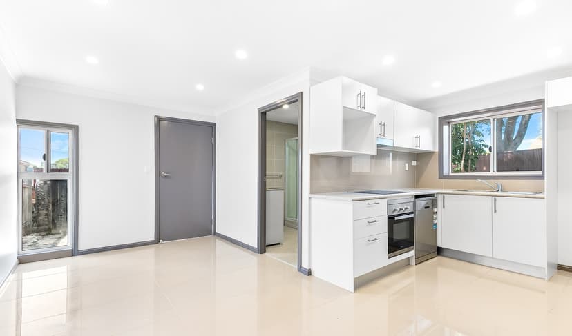 Converted a large backyard shed into a new 2 bedrooms granny flat.
