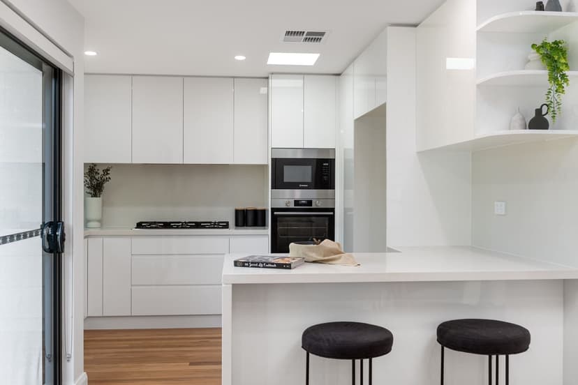 Modern Kitchen Fitout from Bathroom & Laundry Conversion