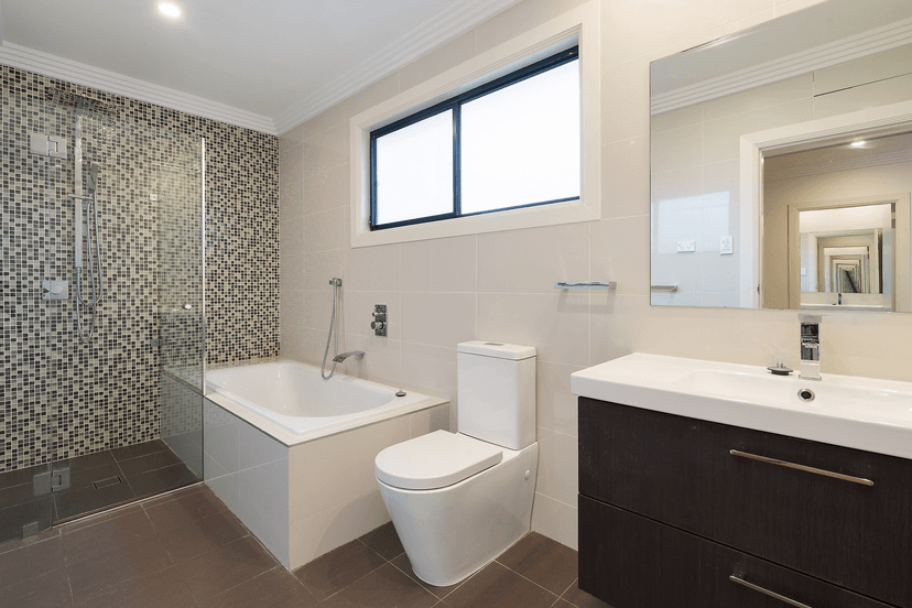 Elegant Trio of Modern Bathrooms in Earlwood